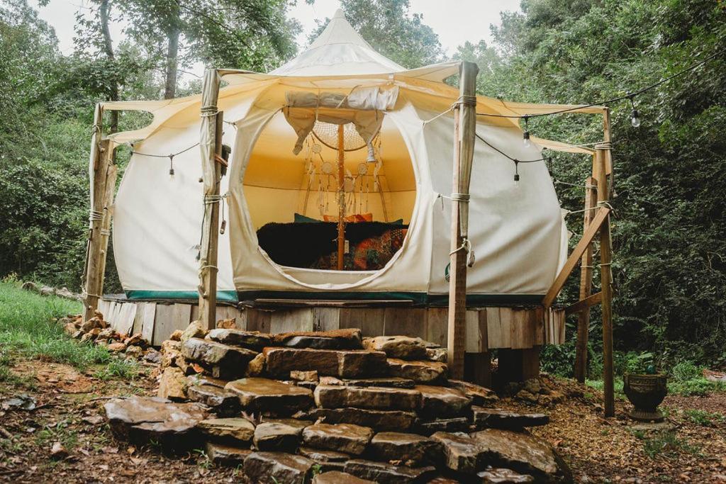 The Aries-A Stargazing, Luxury Glamping Tent Rogersville Exterior photo